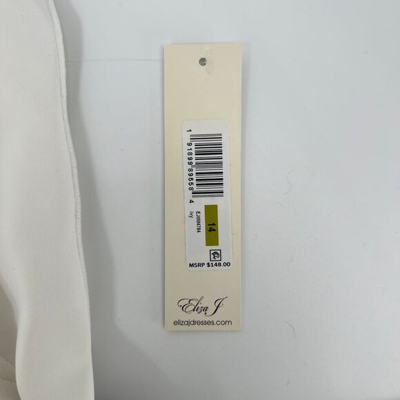 Eliza J White and Black Belted Jumpsuit | Size 14 - Picture 6 of 9